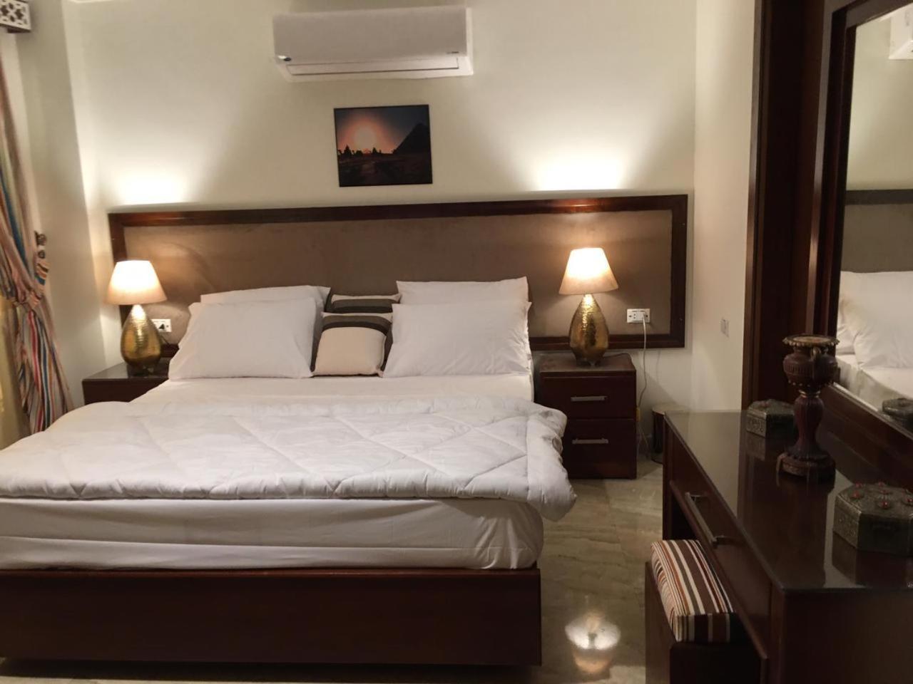 El Aida Pyramids View Hotel Kafrat al Jabal Exterior photo
