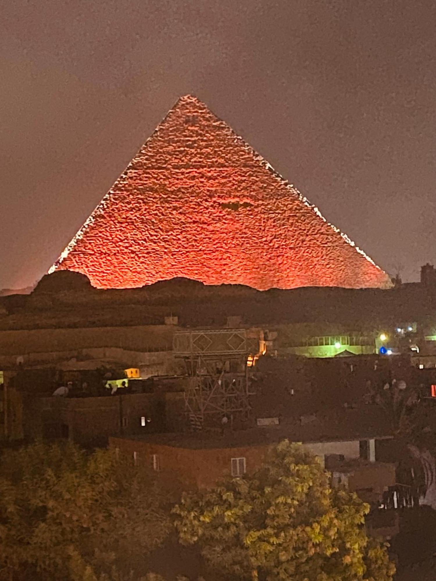 El Aida Pyramids View Hotel Kafrat al Jabal Exterior photo
