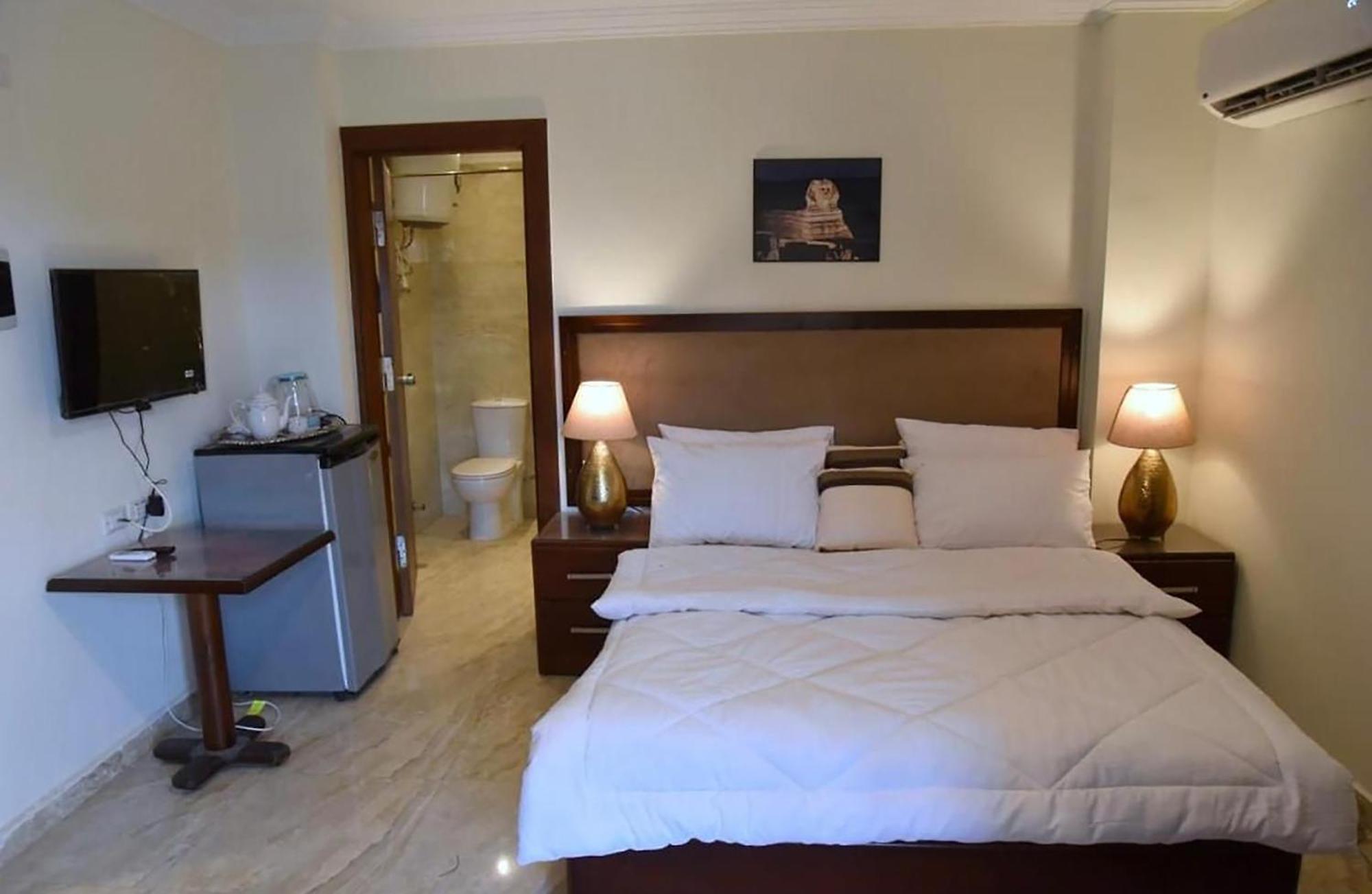 El Aida Pyramids View Hotel Kafrat al Jabal Exterior photo