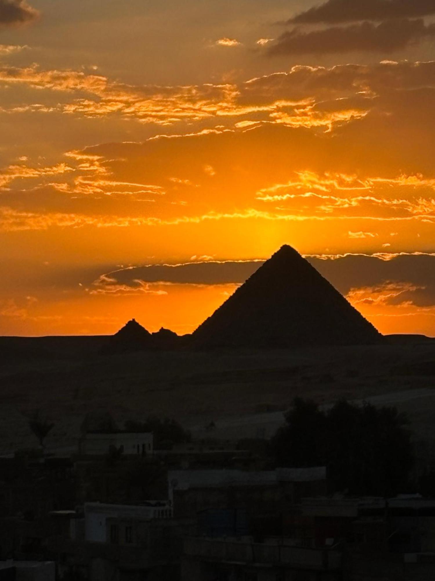 El Aida Pyramids View Hotel Kafrat al Jabal Exterior photo