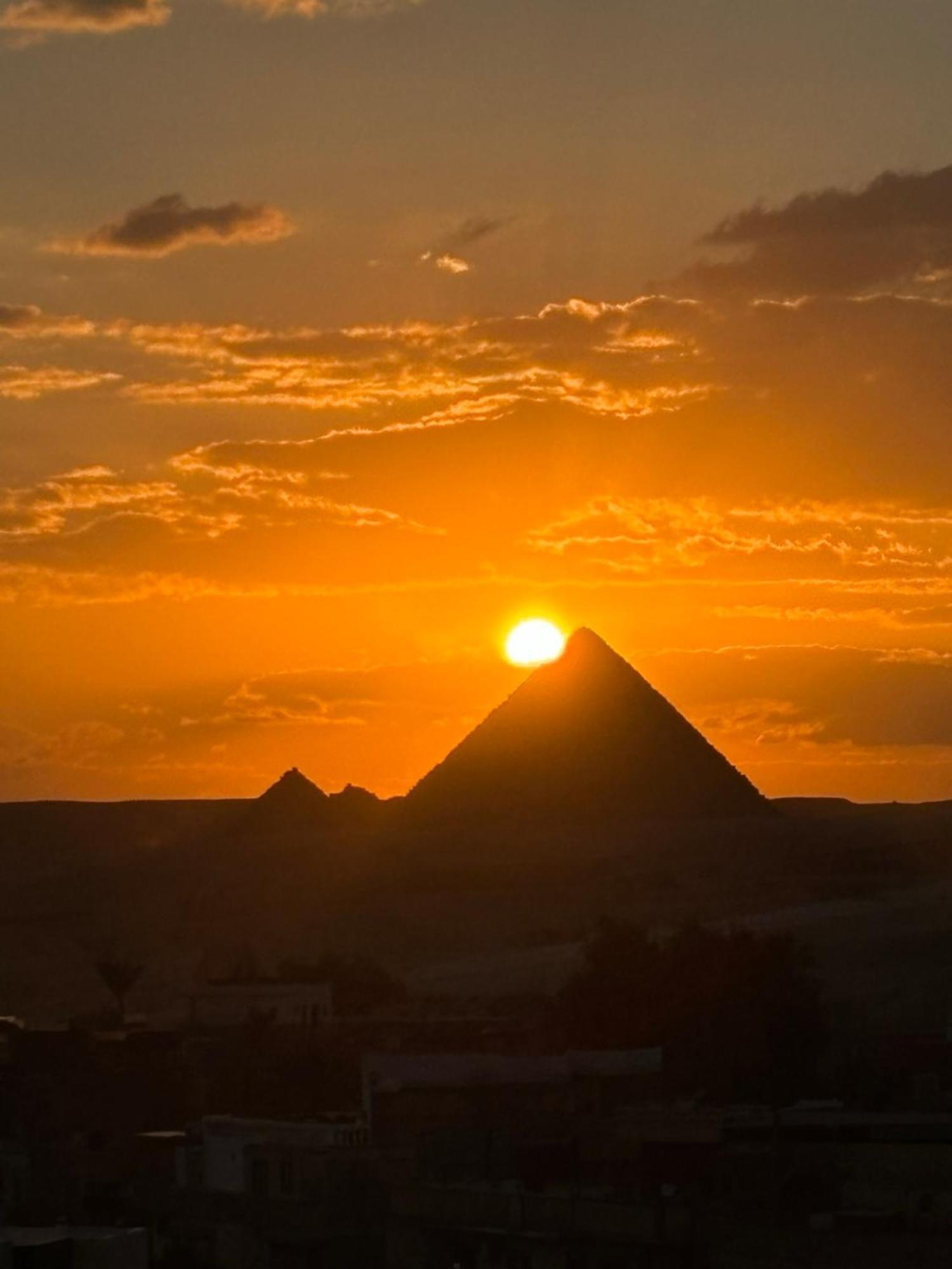El Aida Pyramids View Hotel Kafrat al Jabal Exterior photo